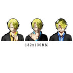 Autocollants 3D dégradés Luffy/Zoro/Nami