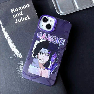 Coque de téléphone anti-collision en silicone tendance exquise Sasuke/Uzumaki Apple