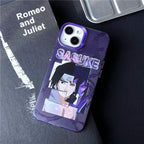 Coque de téléphone anti-collision en silicone tendance exquise Sasuke/Uzumaki Apple
