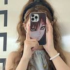 Coque de téléphone Itachi/Gaara Apple exquise en silicone anti-collision
