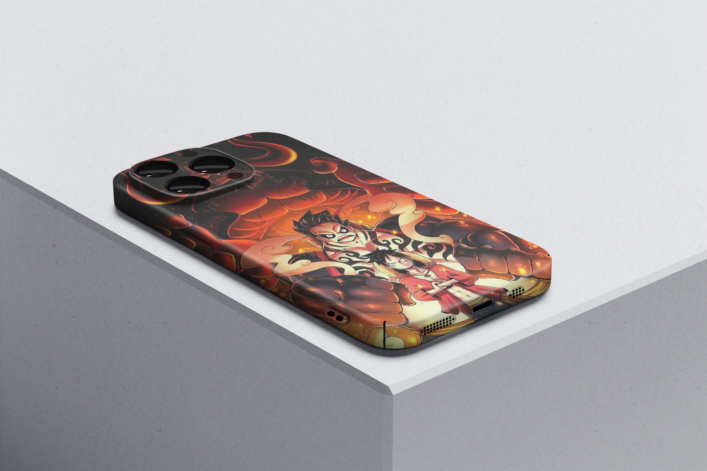 Luffy vs Kaido Dawn Over Onigashima | One Piece 3D Printed Anime Phone Case