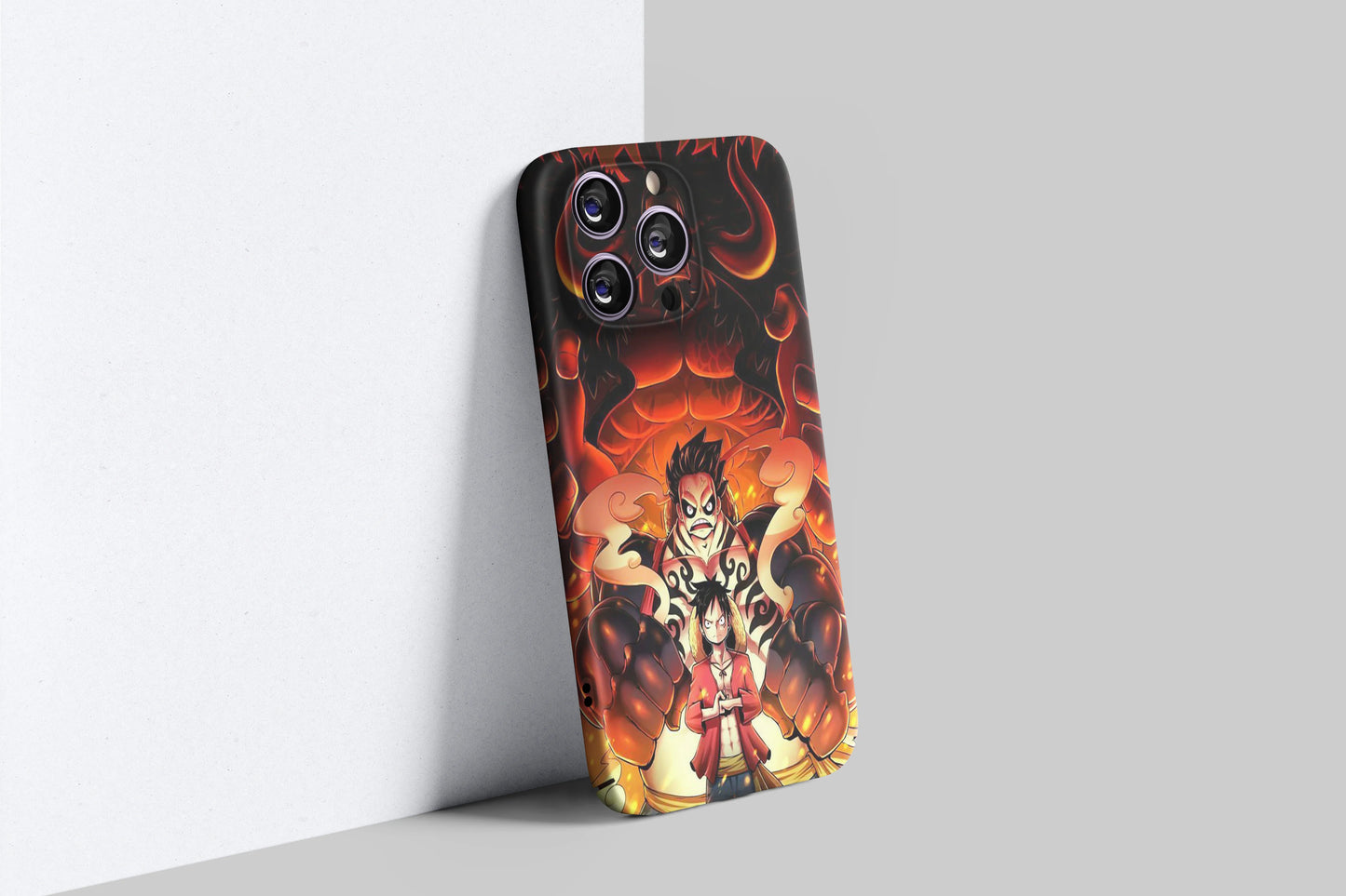 Luffy vs Kaido Dawn Over Onigashima | One Piece 3D Printed Anime Phone Case