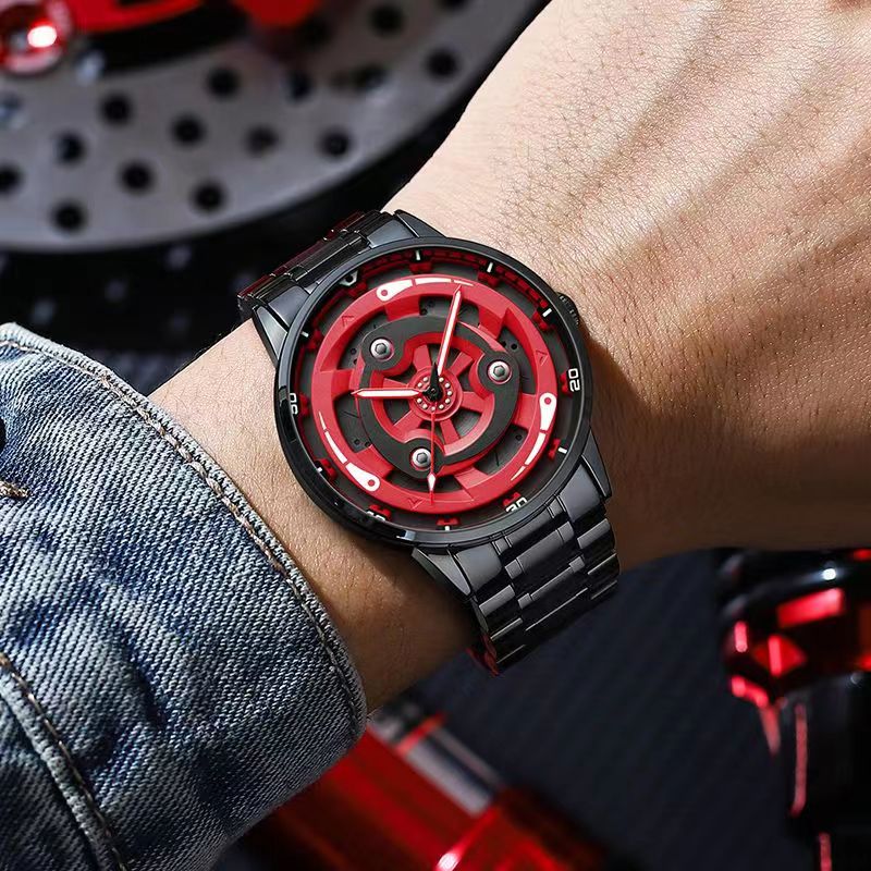 Montre rotative Sharingan de Sasuke/Madara/Itachi. Montre élégante et cool.