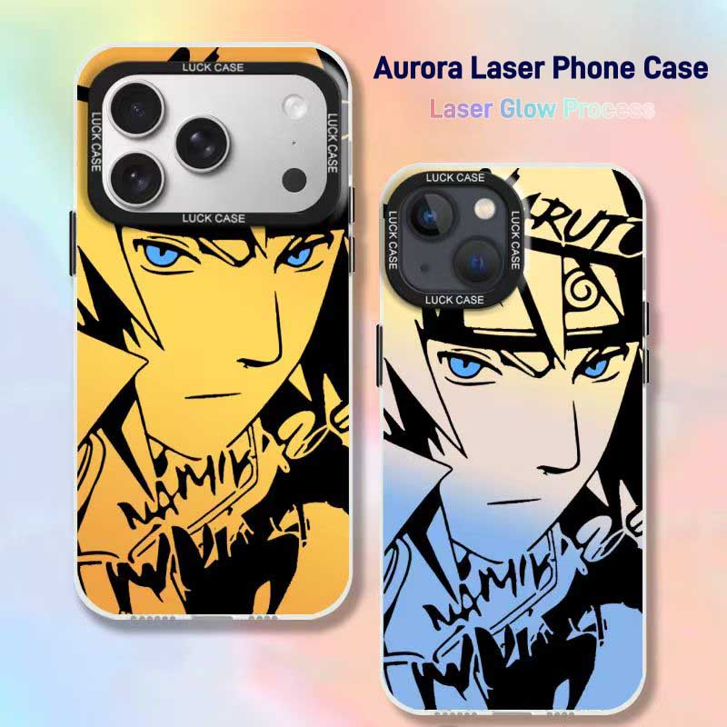 Naruto Sasuke Anime Phone Case, Graffiti Style Multi Character Shockproof Protective Case For iPhone All Models Anti-Scratch Soft TPU Cell Phone Cover