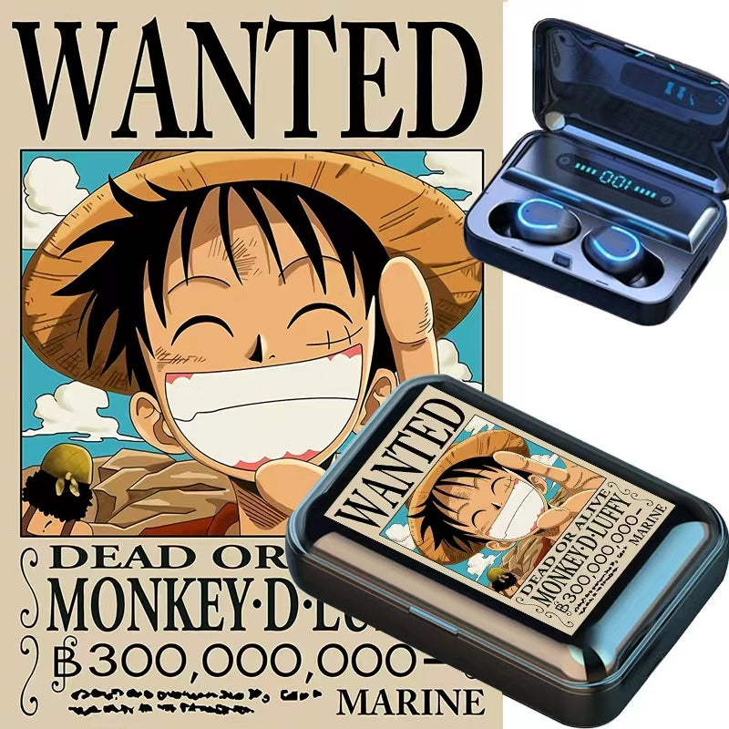 Écouteurs-boutons serre-tête audio sans fil sans perte Bluetooth 5.0 Luffy/Zoro