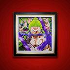 Luffy/Ace/Zoro dessin 3D de bande dessinée artisanale