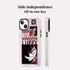 Coque de téléphone Luffy/Zoro/Shanks en silicone antichoc pour iPhone