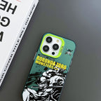 Coque Luffy/Zoro en silicone antichoc pour iPhone