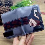 Portefeuille en cuir exquis Sasuke/Itachi/Kakashi avec design grande capacité et excellente qualité