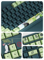 Clavier mécanique Hatake Kakashi, trois modes, sans fil, rétroéclairé RVB, pour le gaming et l'e-sport