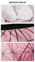 Nezuko/Tanjirou/Zenitsu/Kochou Shinobu/Giyuu/Kyoujurou Cosplay lovely sexy woman bikini swimwear