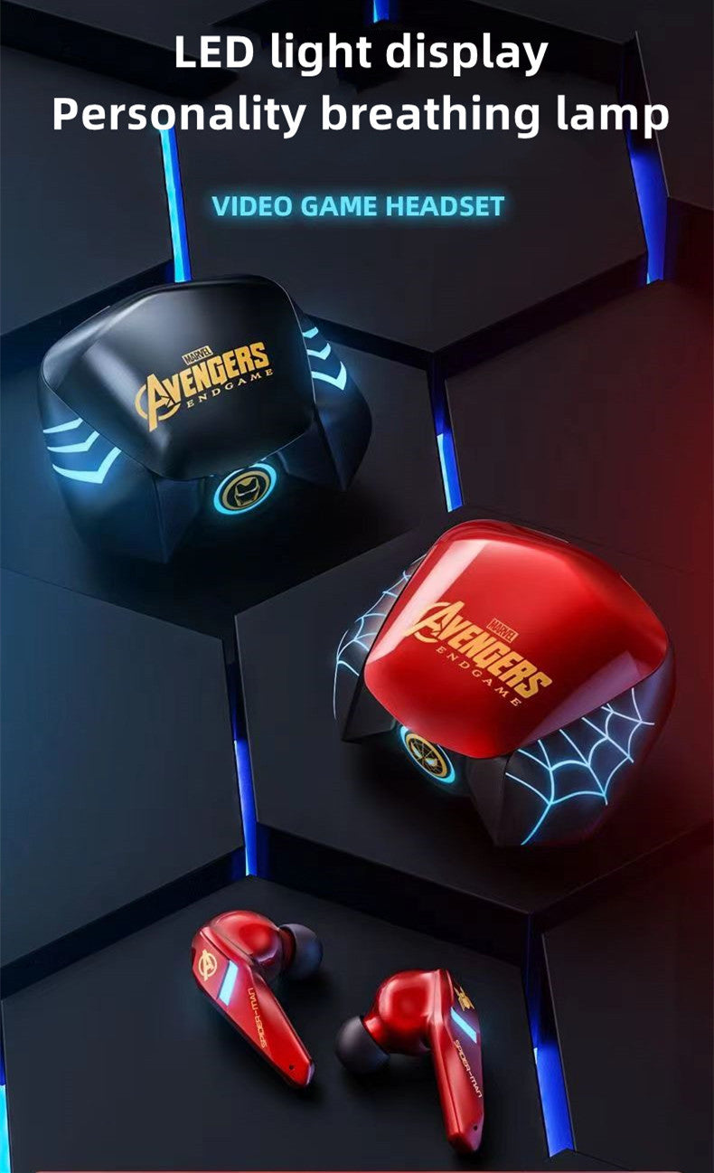 Marvel Spider‑Man Uzumaki Naruto Combo Pack, Wireless Bluetooth Earphones & Kunai Utility Knife