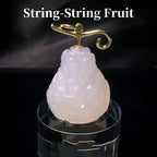 Ensemble collier et pendentif en agate naturelle faits à la main Luffy Fruit du démon