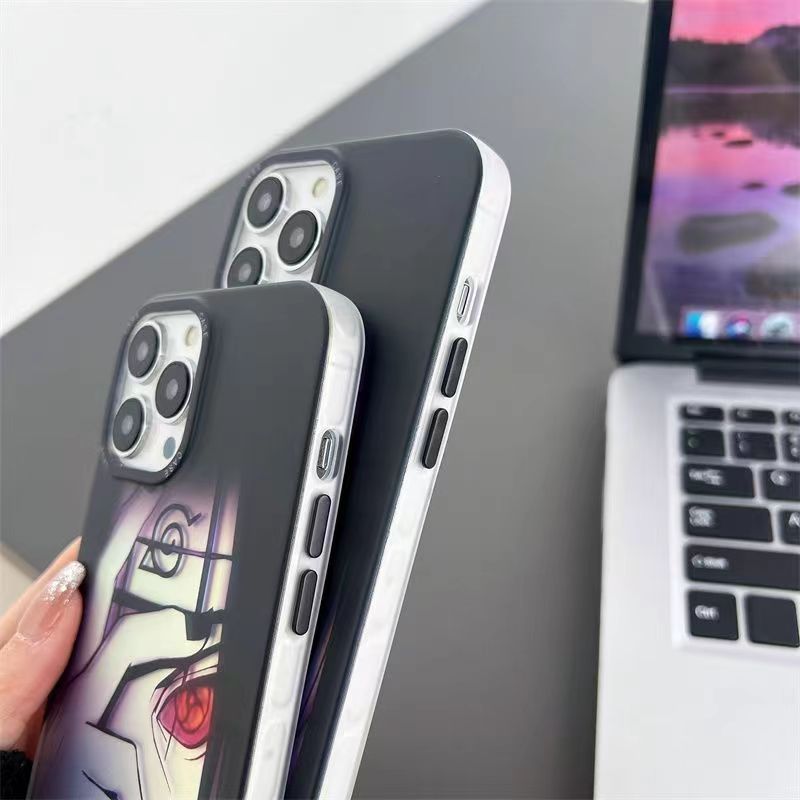 Coque de téléphone antichoc en silicone Uchiha Itachi pour iPhone