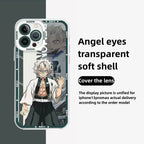 Coque de téléphone antichoc en silicone raffinée tendance Apple pour iPhone, Android Tanjirou/Nezuko