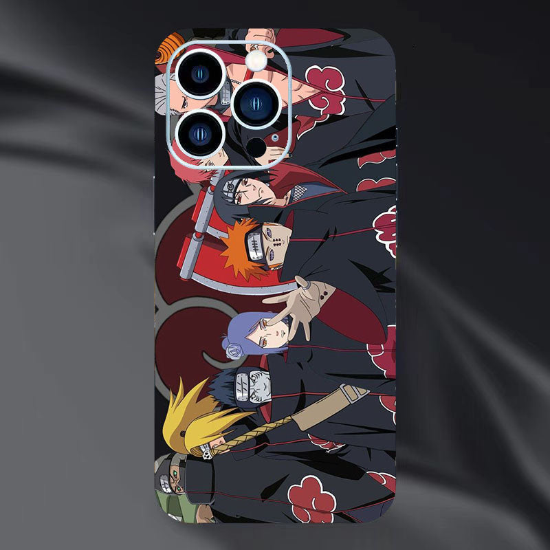 Film arrière de téléphone exquis Itachi/Jiraiya/Kakashi pour iPhone, motif personnalisé, protection HD