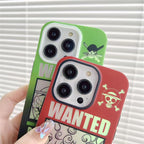 Coque de téléphone en silicone anti-choc tendance exquise Luffy/Zoro pour iPhone
