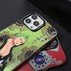 Coque de téléphone Luffy/Zoro en silicone antichoc pour iPhone