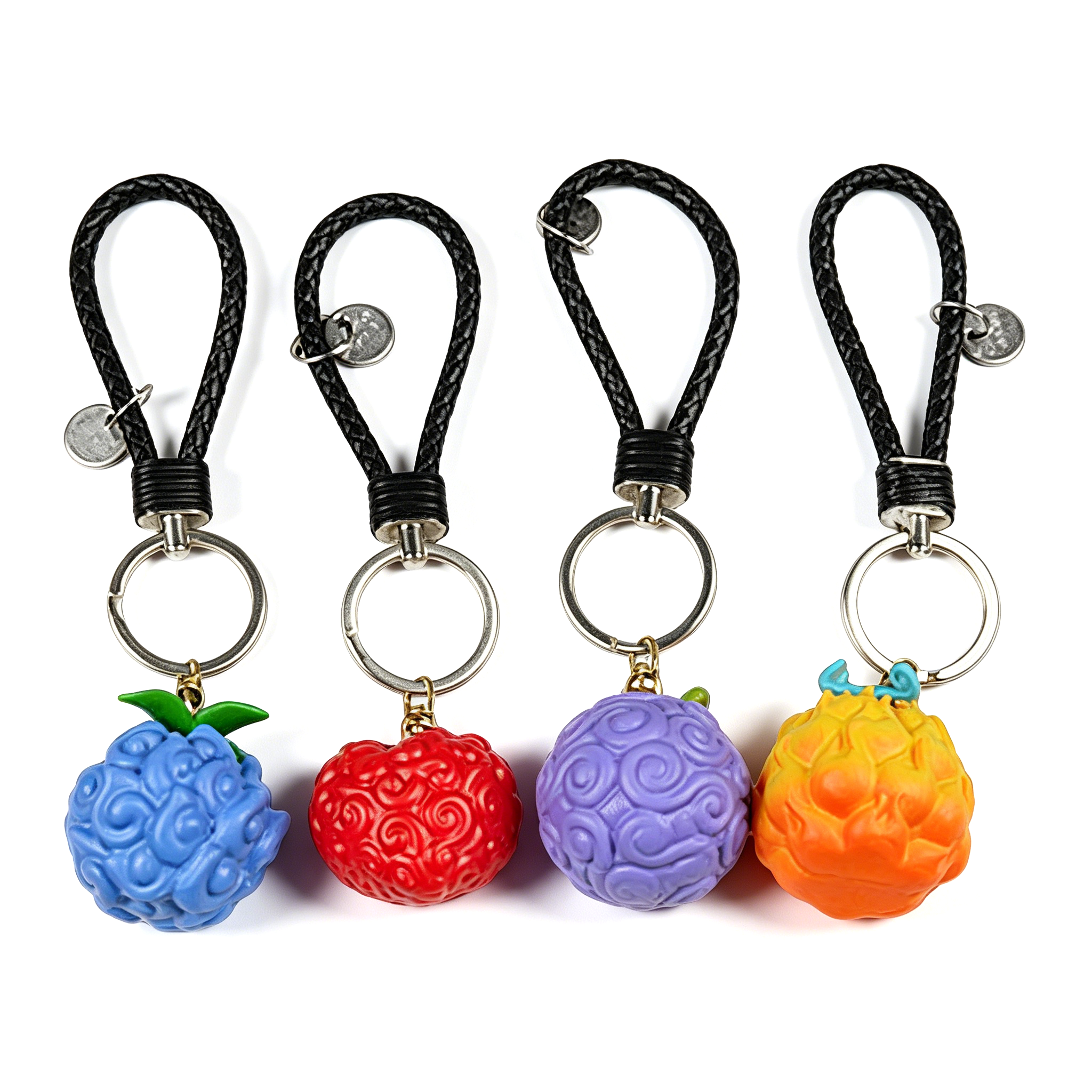 Porte-clés One Piece Luffy Fruit du Démon, Porte-clés Anime Gomu Gomu No Mi