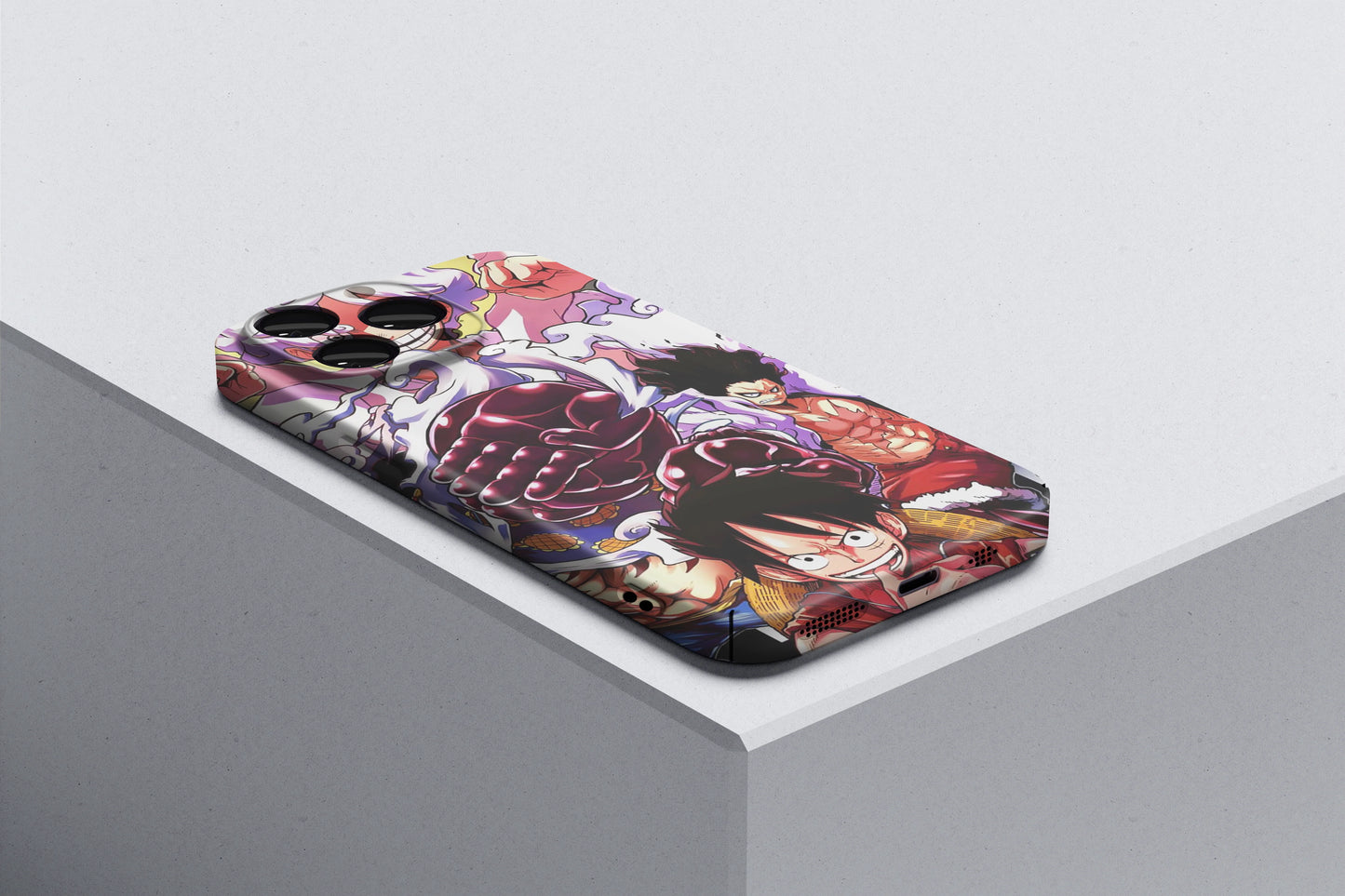 Luffy Unbreakable Will | One Piece 3D Printed Anime Phone Case
