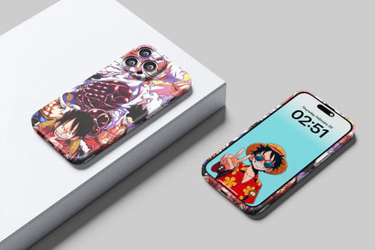 Luffy Unbreakable Will | One Piece 3D Printed Anime Phone Case