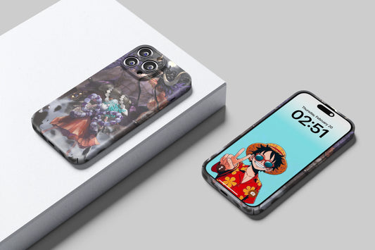 Yamato VS Kaido Blood And Freedom | One Piece 3D Printed Anime Phone Case