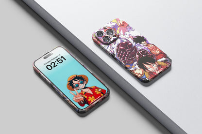 Luffy Unbreakable Will | One Piece 3D Printed Anime Phone Case