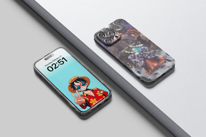 Yamato VS Kaido Blood And Freedom | One Piece 3D Printed Anime Phone Case