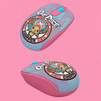 One Piece Chopper Luffy 2.4G Wireless Mouse, Cute Anime 1200 DPI Optical Computer Mouse for Laptop PC