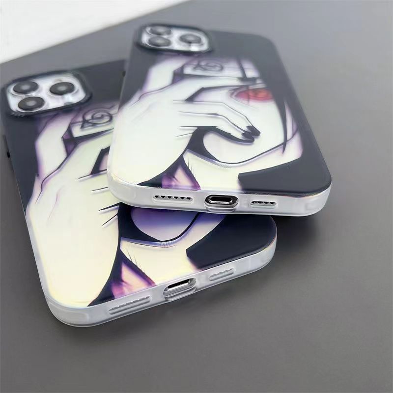 Coque de téléphone antichoc en silicone Uchiha Itachi pour iPhone