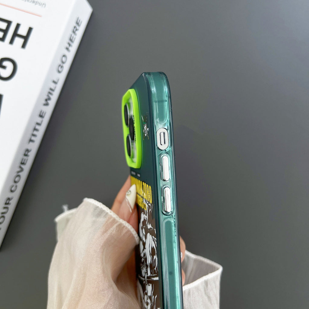 Coque Luffy/Zoro en silicone antichoc pour iPhone