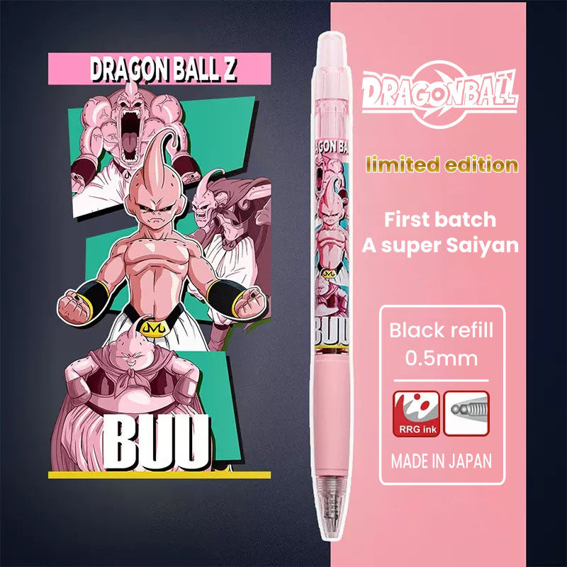 Stylo bille Goku/Vegeta Cool Push - Ressentez la puissance de l'anime en écrivant