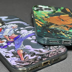 Luffy/Zoro iPhone silicone crash-resistant phone case