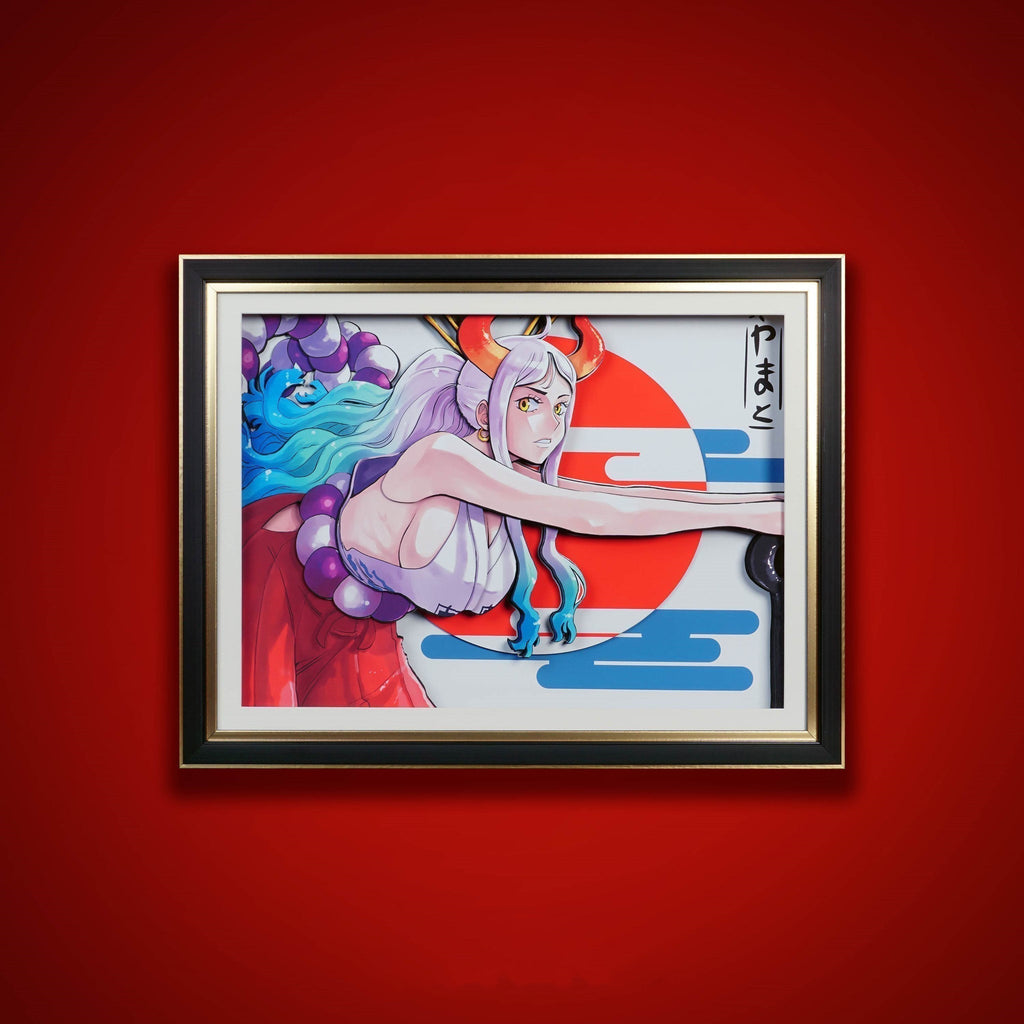 Luffy/Ace/Zoro dessin 3D de bande dessinée artisanale