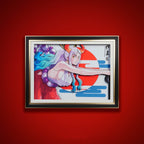 Luffy/Ace/Zoro dessin 3D de bande dessinée artisanale