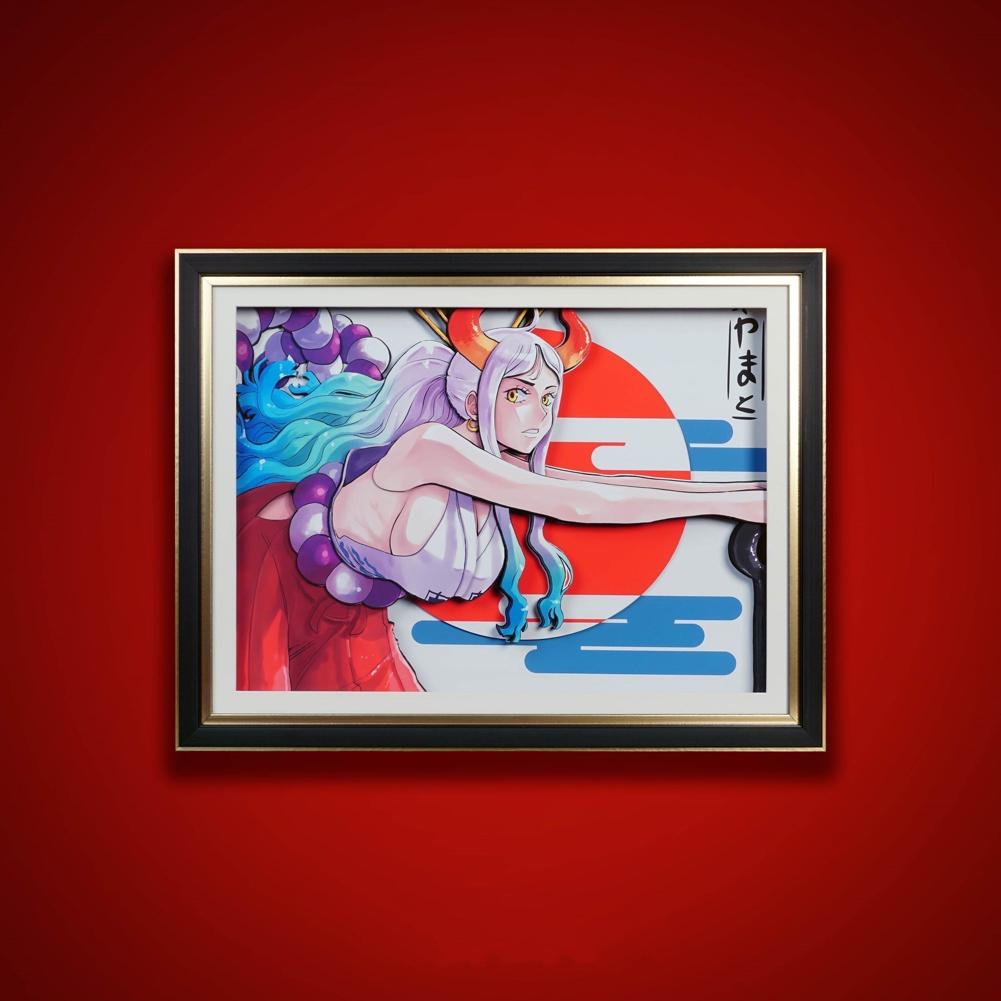 Luffy/Ace/Zoro dessin 3D de bande dessinée artisanale