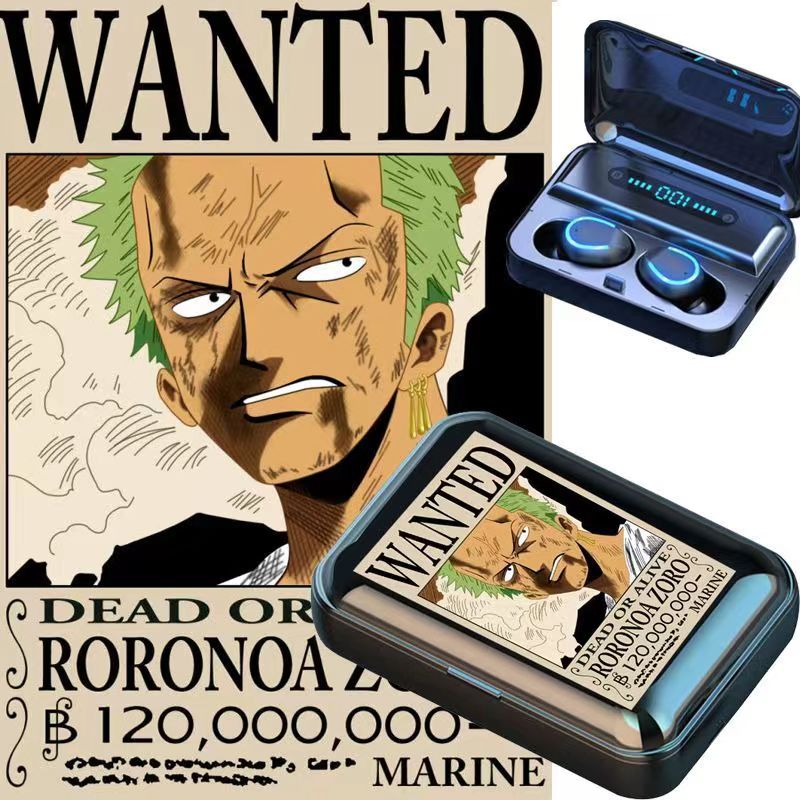 Écouteurs-boutons serre-tête audio sans fil sans perte Bluetooth 5.0 Luffy/Zoro