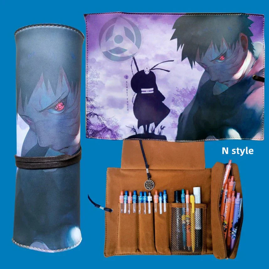 Itachi/Sasuke motif haute définition Impression magnifique défilement de dessin animé trousse créative