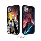 Coque de téléphone Luffy/Zoro/Ace 3D antichoc en silicone pour iPhone