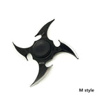 Figurine Sharingan avec hand spinner en métal pour soulager le stress
