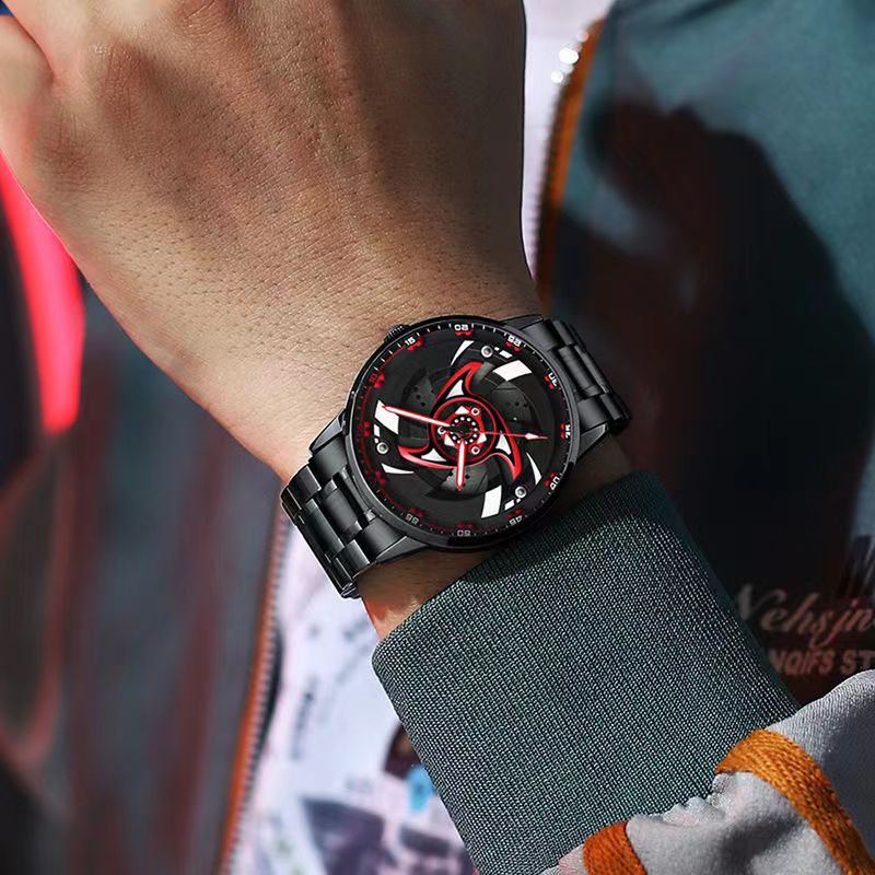 Montre rotative Sharingan de Sasuke/Madara/Itachi. Montre élégante et cool.