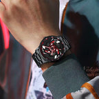 Montre rotative Sharingan de Sasuke/Madara/Itachi. Montre élégante et cool.