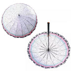 Demon Slayer Tanjiro Zenitsu Shinobu Katana Sword Handle Umbrella, Anime Pattern Windproof Straight Rain Sun Umbrella