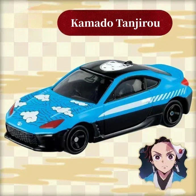 Tanjirou/Nezuko/Zenitsu alliage modèle réduit de voiture Voiture de sport Jeep Véhicule tout-terrain jouet