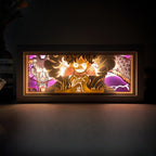 Décoration de cadre photo 3D des personnages Luffy/Ace/Zoro