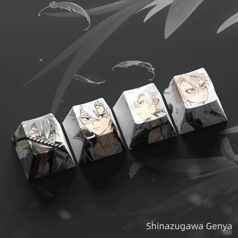 Capuchon de clavier mécanique créatif transparent Nezuko/Tanjirou/Tokitou Muichirou mignon