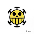 Luffy/Zoro/Sanji alloy skull mark straw hat cartoon badge brooch