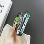 Coque Luffy/Zoro en silicone antichoc pour iPhone