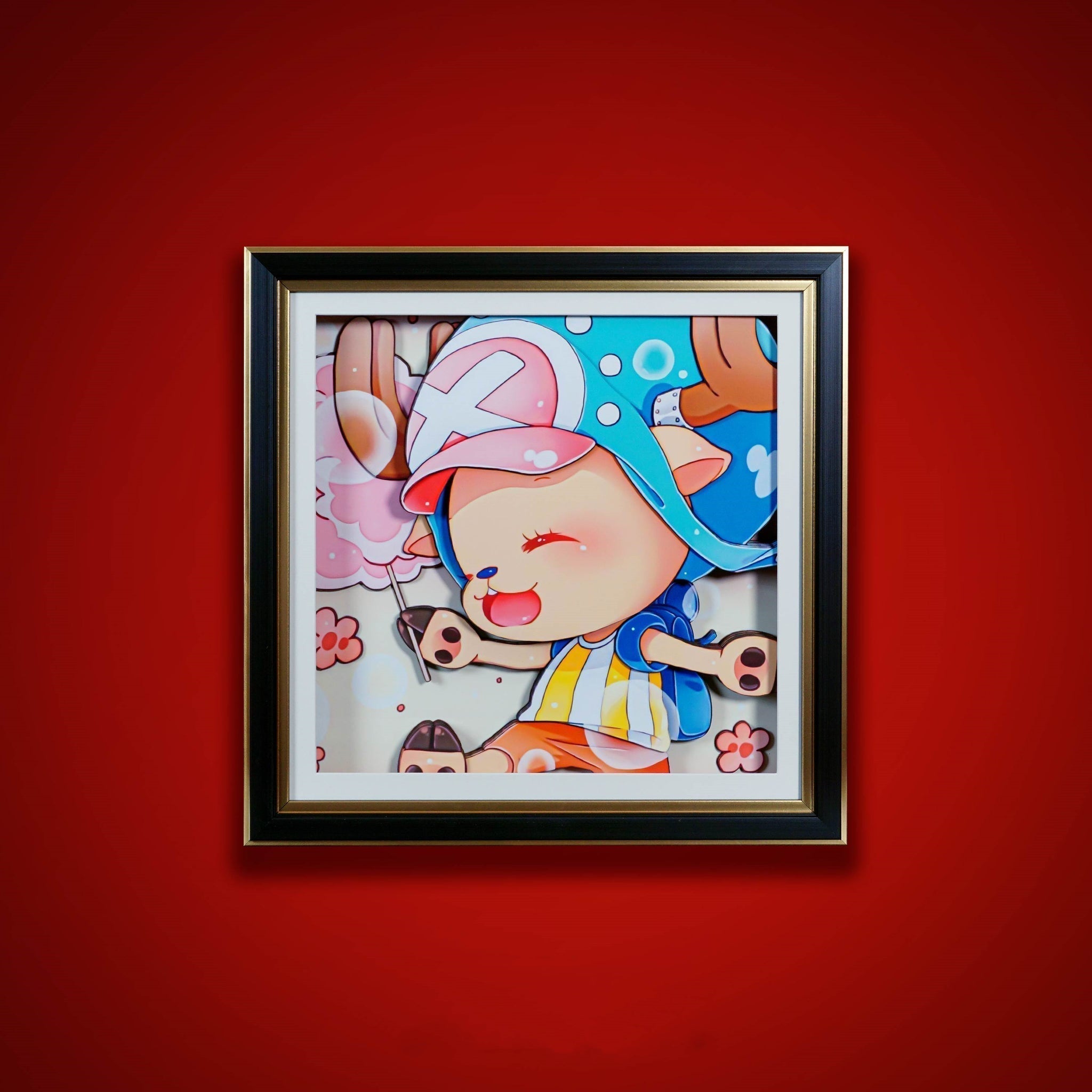 Luffy/Ace/Zoro dessin 3D de bande dessinée artisanale
