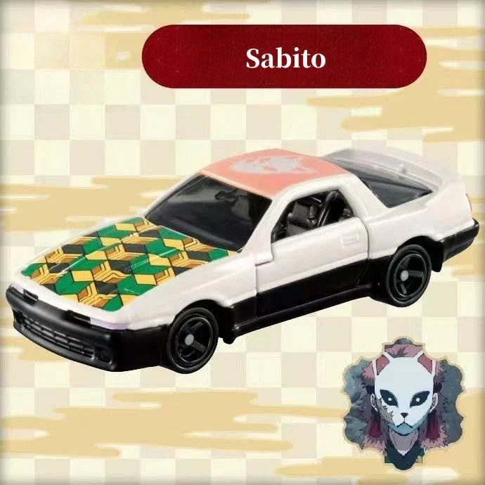 Tanjirou/Nezuko/Zenitsu alliage modèle réduit de voiture Voiture de sport Jeep Véhicule tout-terrain jouet